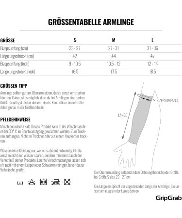 GripGrab Classic Winter Bicycle Arm Warmers - Non-Slip Thermal Cycling Gear for Road Gravel & MTB - Size M - Ideal for Cold Weather Cycling - Buy Online on GoSupps.com