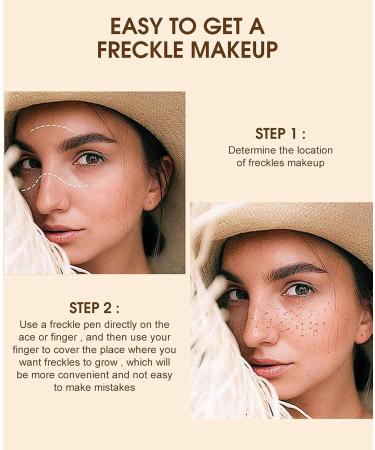 MAEPEOR Freckle Pen - Light Brown Natural Faux Freckles Makeup for Sunkissed Skin - Waterproof and Longlasting - Chestnut - Buy Online on GoSupps.com