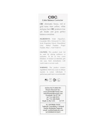 Buy Pertools CBC Color Balance Corrector - Neutralizes Warm Pigments Non-Drying Formula 118 ml (1 Pack) - International Shipping Available - Buy Online on GoSupps.com
