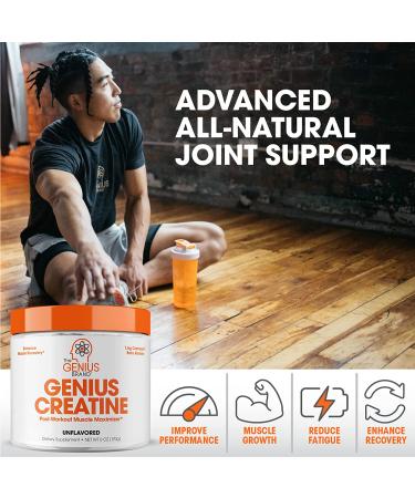 Genius Creatine Powder Pro - Post Workout Recovery Supplement | 170g - Buy Online on GoSupps.com