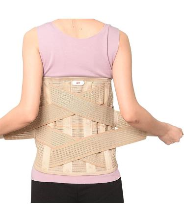 33 cm lumbar support relief from back pain herniated disc sciatica scoliosis waist trainer belly ladies body shaper belt waist/abdominal support (m)