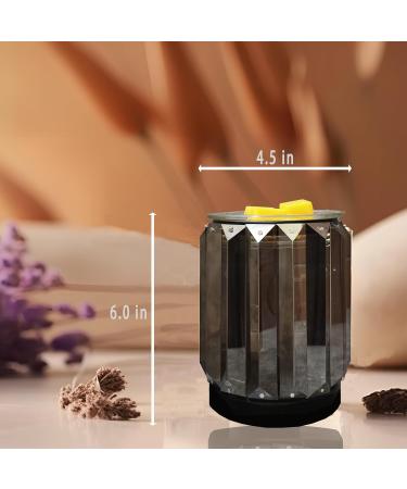 Dabuda Wax Warmer - Black Candle & Essential Oil Warmer | Incense Wax Melt Night Light for Home & Spa - Buy Online on GoSupps.com