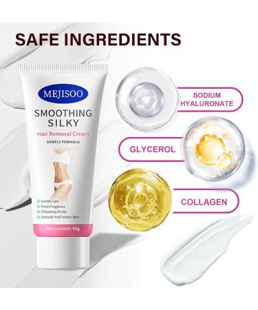 Hair Removal Cream for Women Hair Remover Bikini Hair Removal Cream - Depilatory Cream Long Lasting Smoothness Painless Flawless - for Underarms Legs Bikini Hair Removal Body Hair Removal Cream - Buy Online on GoSupps.com