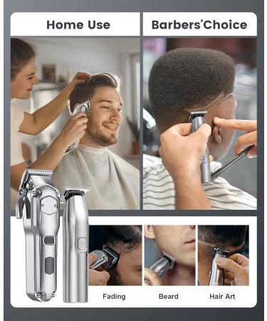 Romanda Cordless Hair Clippers & Trimmers Set | Men's Grooming & Barber Clippers - Buy Online on GoSupps.com