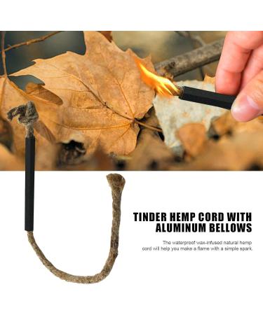 Aluminum Fire Starter Rope - Waterproof Hemp Wick for Campfire Grill & Hobo Stove | Tunder But - Buy Online on GoSupps.com