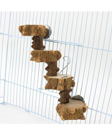 Generic Bird Ladder Bird Toy Bird Wooden Ladder Toy Wooden Parrot Bird Perch Stand Platform for Pet Training Bird Cage Accessories Decoration - Buy Online on GoSupps.com