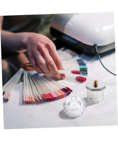 FRCOLOR Art nail art crystal cup Acrylic liquid container Powder dish clear tumbler transparent nail polish glass dapping dish powder nail crystal Nail Liquid Dish Nail Liquid Nail - Buy Online on GoSupps.com