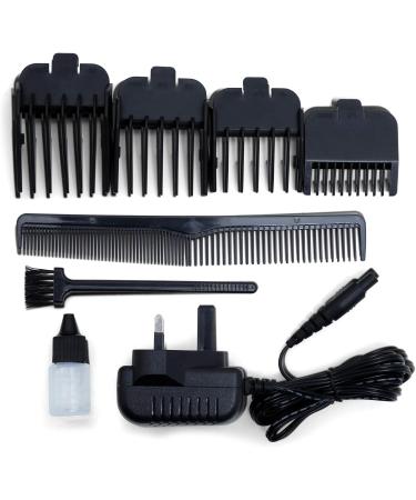 Aphrodite Cordless Hair Clipper Set - Rechargeable 4 Clipper Guards Comb Cleaning Brush & Oil - Ultimate Precision Trimming & Styling Kit - Buy Online on GoSupps.com