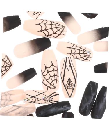 minkissy 3 Sets Halloween Fake Nails 4th of July Nails Press on Nail Decoration Nail Art Decoration Fake Nails French DIY Manicure Supply Artificial Nail Manicure False Nail Ghost Decor Abs - Buy Online on GoSupps.com
