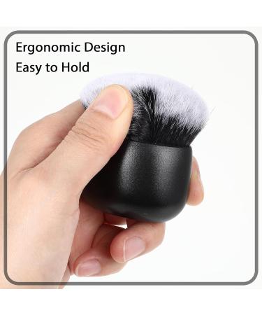 Flat Top Foundation Makeup Brush - High Density Synthetic Kabuki Brush for Liquid Powder & Cream | Perfect for Blending & Contouring - Buy Online on GoSupps.com