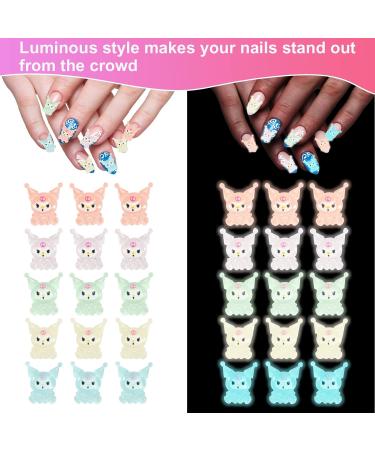 144pcs 3D Kawaii Resin Nail Charms - Nail Art Decorations & Crafts Supplies - Buy Online on GoSupps.com