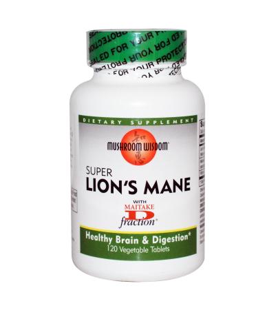 Maitake Products Mushroom Wisdom Super Lion's Mane - 120 vcaps
