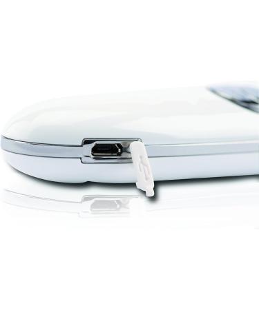 Lifetrons UI-400 Exfoliating Device - Ultrasonic Cleanser & Scrubber for Firm, Radiant Skin | Muscle Stimulation for Elasticity | Pore Cleansing | UI-400 Switzerland White - Buy Online on GoSupps.com