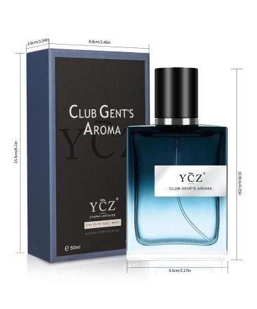 Ycz CLUB GENT'S AROMA Perfume Men 1.7oz(50ml) Nightclub Essential Fragrance Long Lasting Cologne for Men with Aromatic Woody Notes of Mint and Lemon Ideal Occasions Daily Elegance. - Buy Online on GoSupps.com