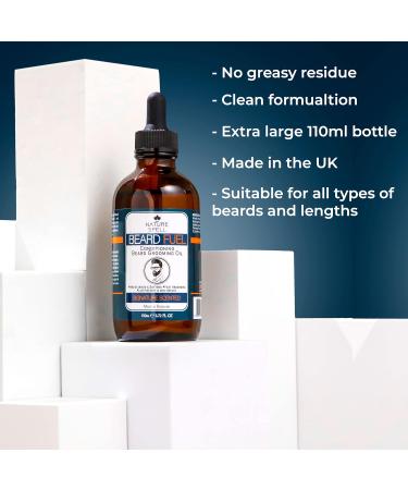 Nature Spell Beard Grooming Oil 110ml - Signature Scented Beard Conditioning Oil - Made in UK - Buy Online on GoSupps.com