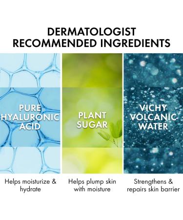 Vichy Aqualia Thermal Hydrating Face Serum - Hyaluronic Acid - 97% Natural Ingredients - Smooths Fine Lines - Silicone & Mineral Oil Free - Buy Online on GoSupps.com