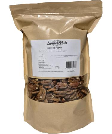 Peeled Pecan Nuts 100% Natural Landernuts 1kg - Buy Online on GoSupps.com
