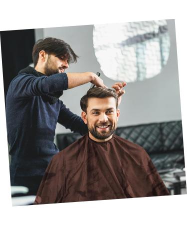 NOLITOY Salon Nylon Cape for Men - Waterproof Hair Cutting Apron with Snap Closure | Top Quality Haircut Cover for Adults - Buy Online on GoSupps.com