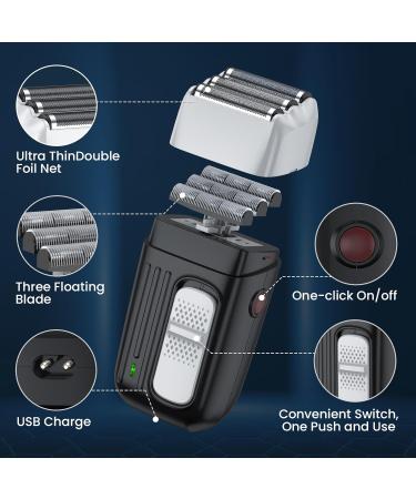 Buy LK-3303 Electric Razor for Men - Upgraded Foil Shaver Cordless & USB Rechargeable 90 Minutes Runtime | International Shipping Available - Buy Online on GoSupps.com