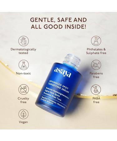 ASAYAA'S Dark Spot Correcting Serum with Melame Complex Niacinamide Alpha Arbutin for Acne Marks Even Skin Tone All Skin Types 30ml - Buy Online on GoSupps.com