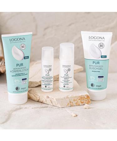  LOGONA Naturkosmetik Natural Hyaluronic Serum for Face Soothes Sensitive Skin & Intensely Hydrates Moisturizing Serum with Probiotics & Hyaluron LOGONA PUR Certified Natural Cosmetic Vegan 30 - Buy Online on GoSupps.com