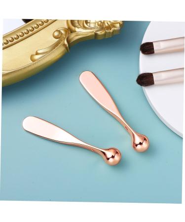 FOMIYES Outil De Massage Yeux Et B tonnet De Cr me Visage Lot De 2 Alliage De Zinc Mini Taille Portable Couleur or Rose Soin Anti- d me Yeux 5.8*1cm comme montr  - Buy Online on GoSupps.com