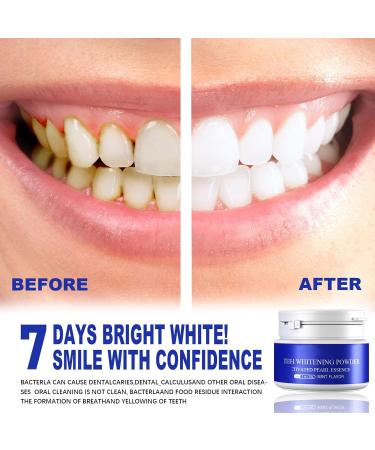 Teeth Whitening Powder - Effective Stain Remover for Fresh Breath & Bright Smiles | International Shipping - Buy Online on GoSupps.com