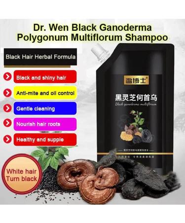 Black Ganoderma Polygonum Shampoo Dr. Wen Black Ganoderma Polygonum Multiflorum Shampoo Black Lingzhi Polygonum Polygonum Shampoo Herbal Ganoderma Polygonum Multiflorum Shampoo (2PCS) - Buy Online on GoSupps.com