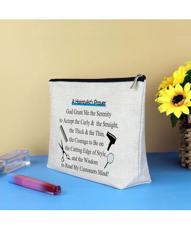 Hairstylist Gift - Inspirational Makeup Bag for Hairdressers & Cosmetologists | Perfect Graduation & Encouragement Gift - Buy Online on GoSupps.com