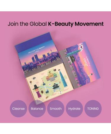  New Years Gift Set coxir K-Beauty Seoul Glow Set 5-Step Korean Skincare Routine with TXA & Black Rice Cleansing oil Mask Cleanser Ampoule Balm & Moisturizer korean skincare Holiday Gift - Buy Online on GoSupps.com