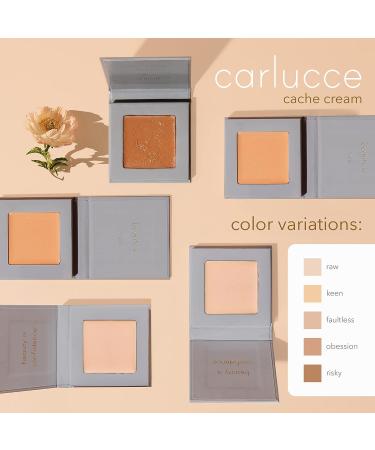 Carlucce Cache Cream 3-in-1 Makeup Color Palette - Faultless Foundation, Concealer & Primer - Medium to Full Coverage for a Natural Finish - Cruelty Free - Buy Online on GoSupps.com