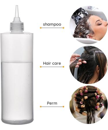 Segbewy Soft Crush Hair Dye Applicator Bottles - 2 Pack 500ml White PET Twist-Top for Easy Coloring - Buy Online on GoSupps.com