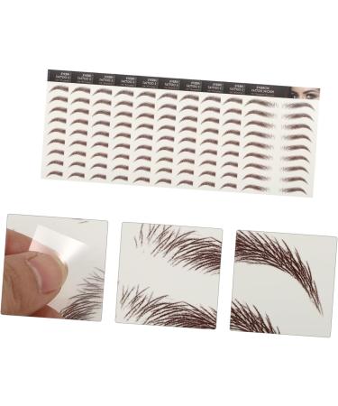 Beavorty 18 Sheets Waterproof Eyebrow Stickers Makeup Gadgets Eyebrow Tool Transfer Stickers - Buy Online on GoSupps.com