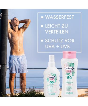  Dulgon Dulgon Ultra Sensitive Sunscreen Lotion SPF 50 200 ml Octocrylene-free sunscreen UVA/UVB protection Waterproof vegan and microplastic-free SPF 50 cream - Buy Online on GoSupps.com