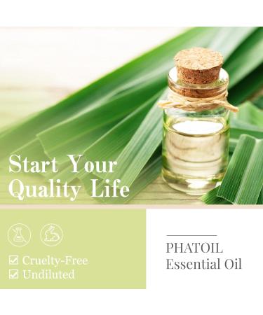 Lemongrass Essential Oil 10ML - Pure, Undiluted & Cruelty-Free for Home Diffusers | PHATOIL - Buy Online on GoSupps.com