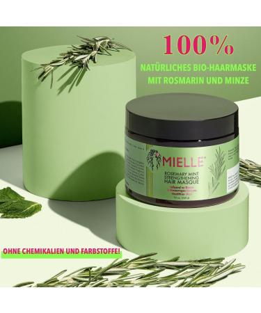 P-Beauty Rosemary & Mint Strengthening Hair Mask 3x340g Hair Growth Care | For Damaged Straight & Curly Hair Reduces Hair Loss Moisturizing Mask - Buy Online on GoSupps.com
