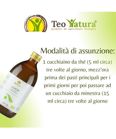 TeoNatura Juice Aloe Arborescens juice and pulp - Organic Made in Italy 500 ml (Aloin-free) - Buy Online on GoSupps.com