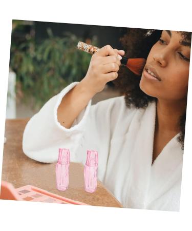 GALPADA Tube Carr De Gloss L vres Vide 2 Pi ces 3 Ml Forme Torsad e Semi-transparent Plastique Rose Pour Maquillage Voyage Et Maquilleuses Pinceau Int gr  - Buy Online on GoSupps.com
