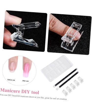 FOMIYES 3 Sets Nail Extension Set Poly Nail Clips Finger Extension Manicure Tool Nail Decoration Tool DIY Tools Nail Art Pen Nail Art Tools Patch Aluminum Alloy Securing Clip - Buy Online on GoSupps.com