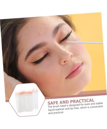 NOLITOY 100pcs Disposable Eyeliner Brush Makeup Brush Eyebrow Liner Brush Eye Makeup Accessory Accessories - Buy Online on GoSupps.com