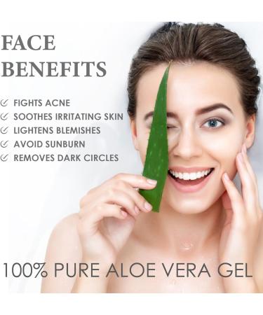 Oxy Naturals Aloe Vera Gel Cruelty Free and Vegan - Cooling Soothing and Moisturising for All Types Skin & Hair 1Kg 1 kg (Pack of 1) - Buy Online on GoSupps.com