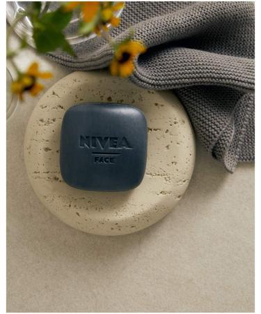 Nivea Magicbar Facial Cleansing Peeling Intensive Blackhead Treatment Certified Natural Cosmetics with Activated Carbon (75g) - Buy Online on GoSupps.com