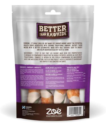 Zoe Better Than Rawhide Dog Treats - Lamb & Mint Flavour - 152g (5.4 oz) - 4 Large Twists - Buy Online on GoSupps.com