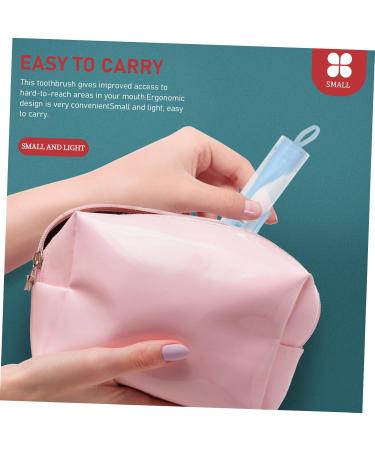 Gleavi Toothbrush Set | 5-Pack Brisk Toothbrushes for Braces & Prosthesis | Travel-Friendly Dental Brushes - Blue - Buy Online on GoSupps.com