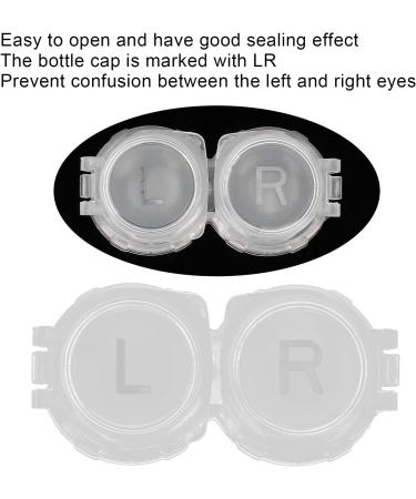 Durable Rainbow Contact Lens Container & Tweezers - Safe Non-Slip Design for Home Work & Travel - Buy Online on GoSupps.com