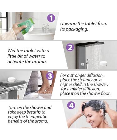 ATOANY Shower Steamers Aromatherapy for Women and Men 16 Pack 8 Scents Shower Bombs with Natural Essential Oils for Home Spa Self Care Stress Relief and Relaxation Nasal Relief Birthday Gifts - Buy Online on GoSupps.com