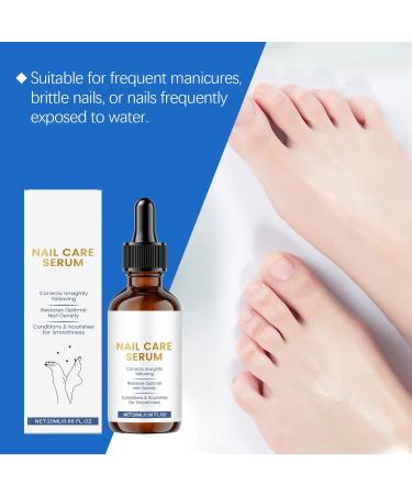 VKaoess Nail care serum with cuticle oil and nail strengthener Nail repair for growth and damaged nails Extra strong nail hardener with strengthening nail polish for toenails 5 Bottles - Buy Online on GoSupps.com