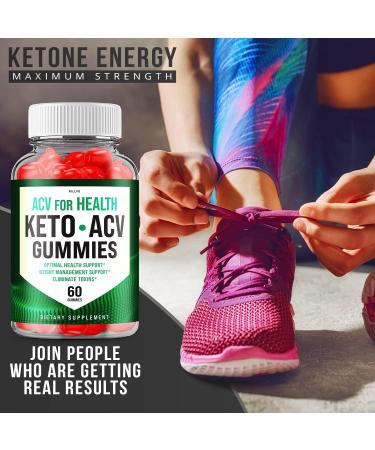 2 Pack ACV for Health Keto Gummies - Apple Cider Vinegar Gummy Bears Dietary Supplement (120 Gummies) - Buy Online on GoSupps.com