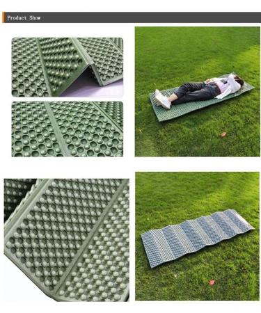 BKS Foam Egg Crate Folding Sleeping Pad - Green | Comfortable & Portable - Buy Online on GoSupps.com