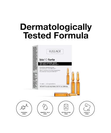 Dark Spot Corrector Serum with Vitamin C & B-CORE 221TM - Bio10 Forte (15 Ampoules) | Brighten & Even Skin Tone | International Shipping Available - Buy Online on GoSupps.com